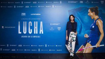 Las Leonas vieron la película de Lucha Aymar