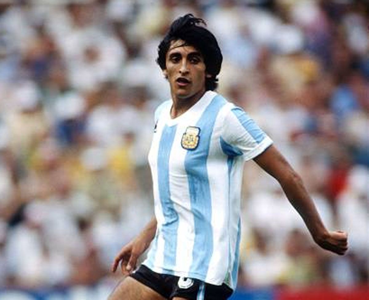 Díaz en el Mundial de España 1982 con la Selección Argentina