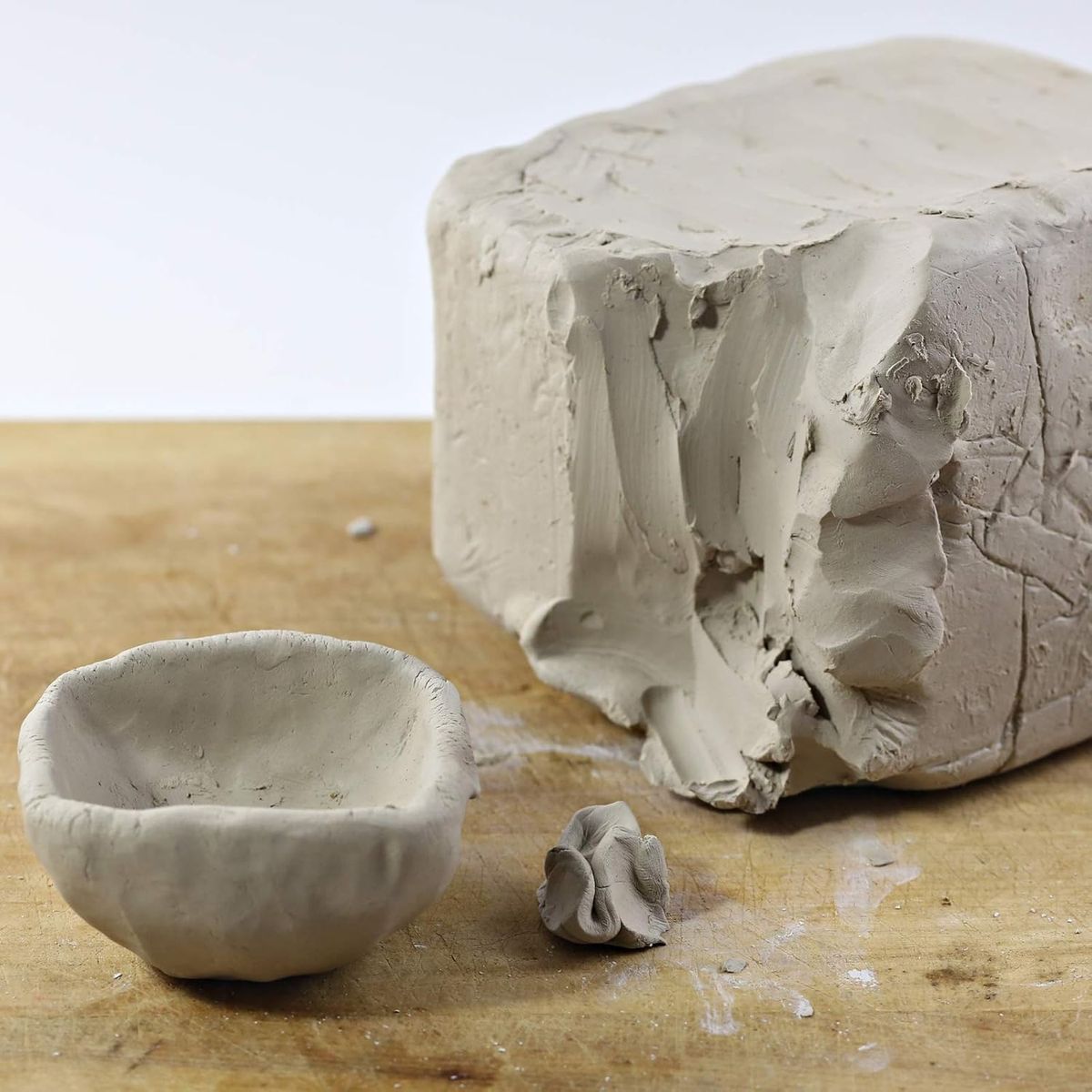 Para esta propuesta tienes que utilizar arcilla de secado al natural. Imagen: Tiendamia. Para esta propuesta tienes que utilizar arcilla de secado al natural. Imagen: Tiendamia.