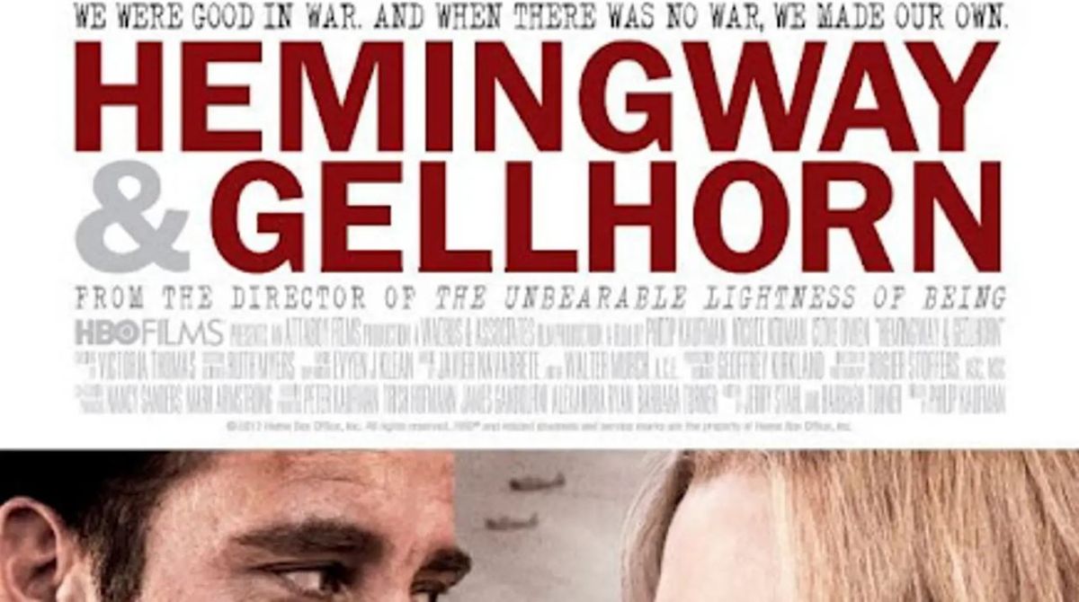 Fascinante película. Es Hemingway & Gellhorn, basada en hechos reales sobre este tormentoso y ardiente romance. Fascinante película. Es Hemingway & Gellhorn, basada en hechos reales sobre este tormentoso y ardiente romance.