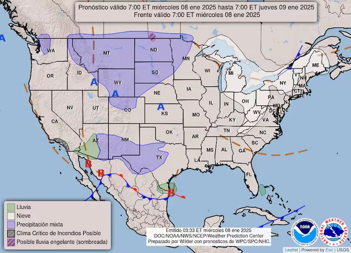 Por las tormentas invernales Texas enfrentará una combinación de nieve, aguanieve y acumulaciones de hielo. Por las tormentas invernales Texas enfrentará una combinación de nieve, aguanieve y acumulaciones de hielo.