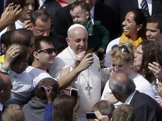 Las selfies del Papa
