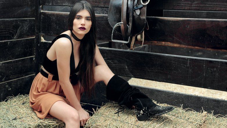 El simpático GIF de Eva de Dominici mostrando toda su belleza