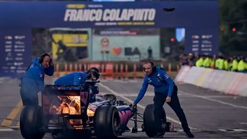 Me calentó un poquito: así quedó el monoplaza de Franco Colapinto tras un principio de incendio Me calentó un poquito: así quedó el monoplaza de Franco Colapinto tras un principio de incendio