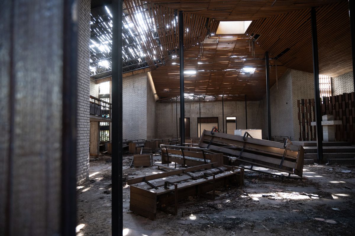 Una vieja capilla se levanta dentro del predio del ex hogar de ancianos San Vicente de Paul. Pretenden conservarla. Una vieja capilla se levanta dentro del predio del ex hogar de ancianos San Vicente de Paul. Pretenden conservarla.