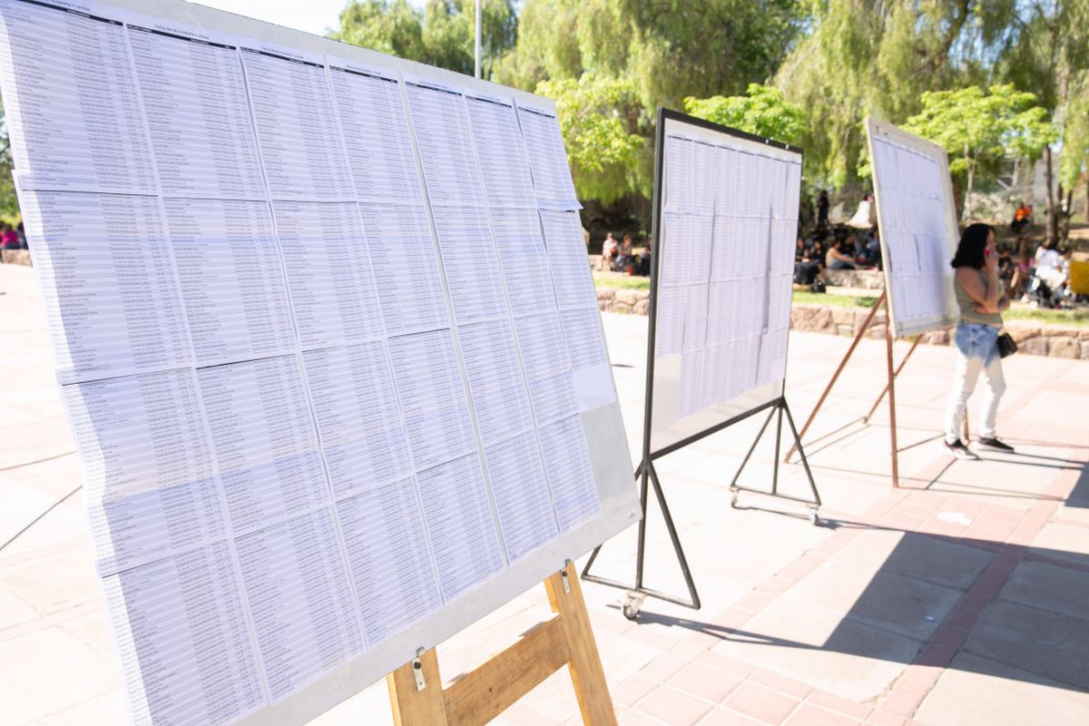 Las listas donde figuran las calificaciones de los aspirantes a ingresar a colegios de la UNCuyo. Las listas donde figuran las calificaciones de los aspirantes a ingresar a colegios de la UNCuyo.