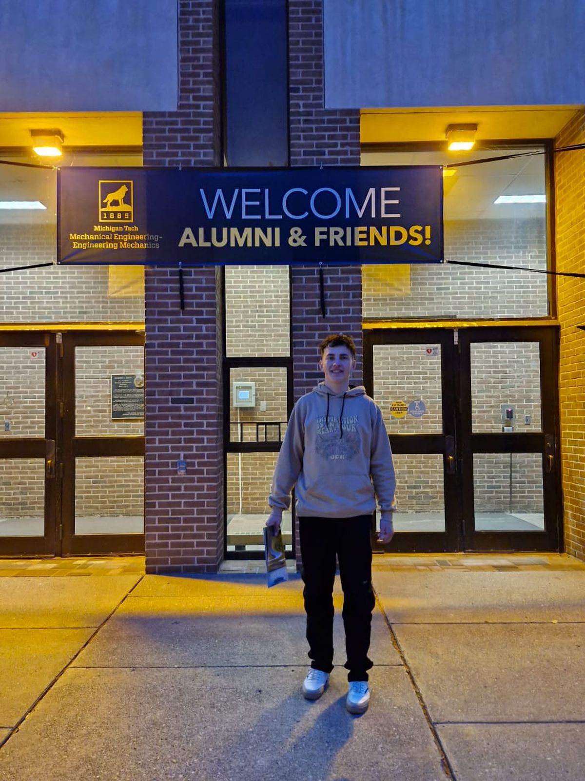 El joven malargüino por adopción está sumamente agradecido con el municipio por la oportunidad de formarse en Michigan Tech El joven malargüino por adopción está sumamente agradecido con el municipio por la oportunidad de formarse en Michigan Tech