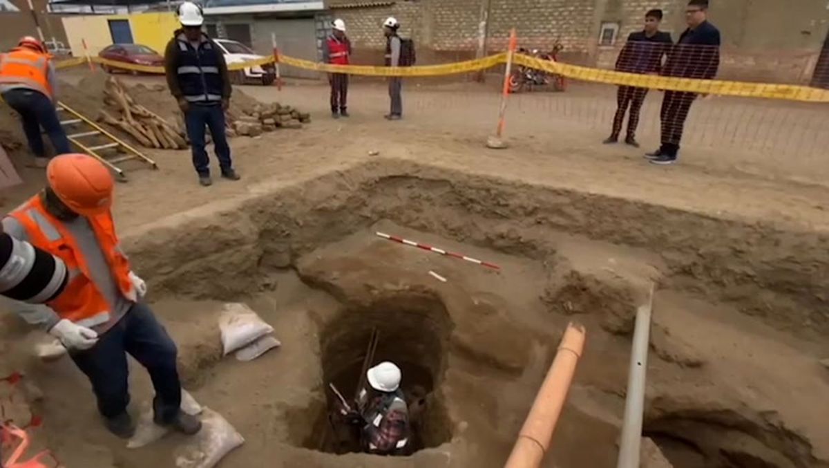 Una excavación el Perú llegó a un descubrimiento que ni los arqueólogos esperaban.