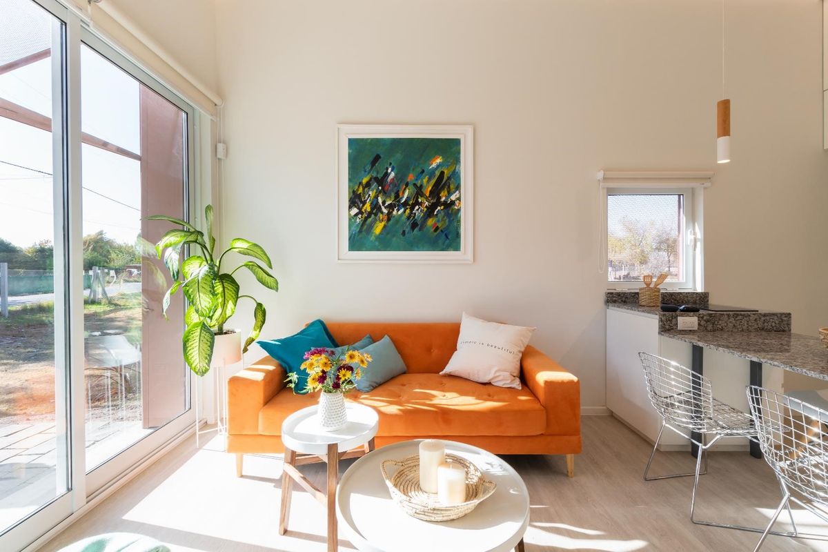 La casa prefabricada de hormigón que se construye en un día y se puede trasladar. La casa prefabricada de hormigón que se construye en un día y se puede trasladar.