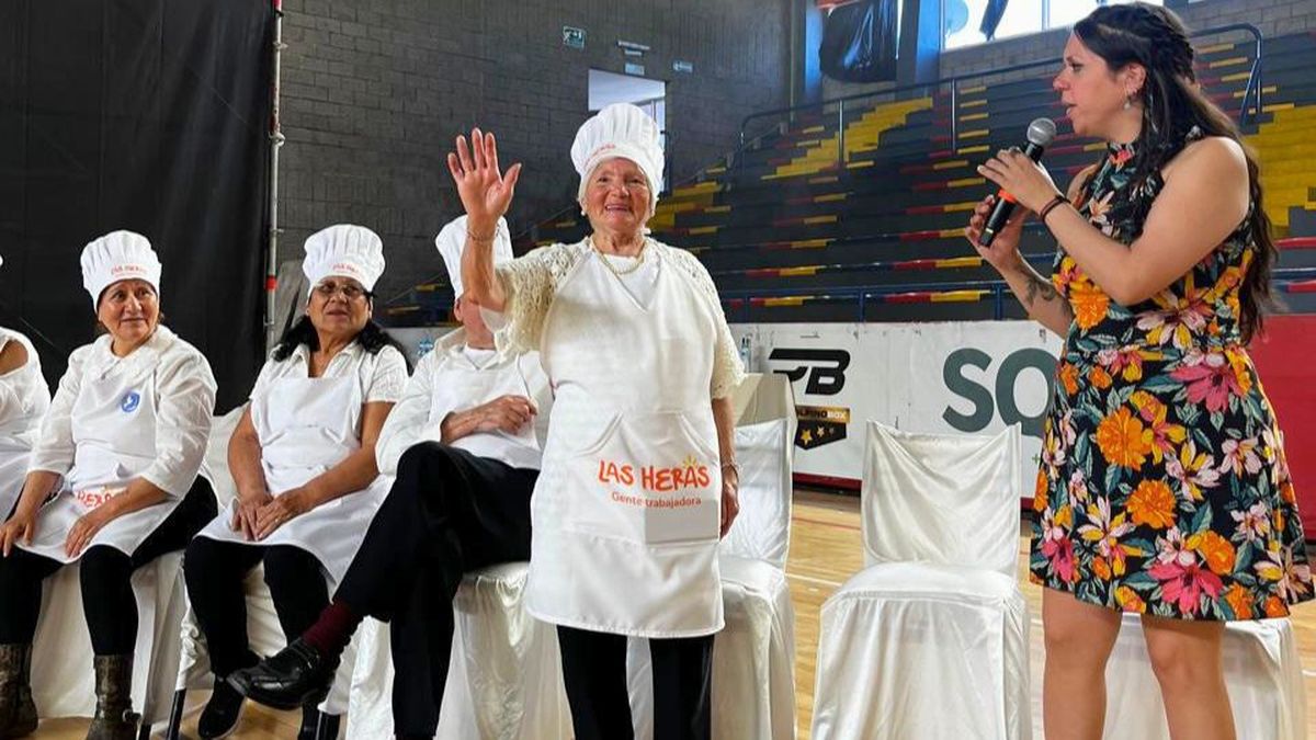 Luisa, ganadora en dos oportunidades de concursos de recetas. Es de Las Heras y dice que la cocina y la familia son sus remedios.