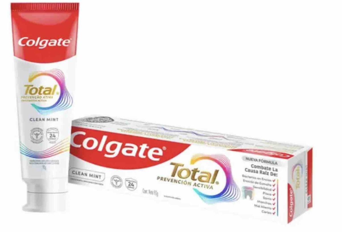 Crema dental prohibida. La ANMAT prohibió la venta de la crema dental Colgate Total Clean Mint por ser perjudicial para la salud bucal. 