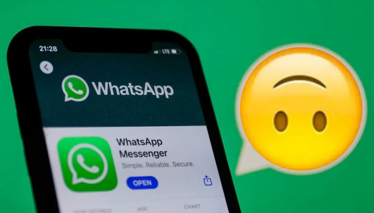 Tecnología. WhatsApp: qué significa la carita al revés.