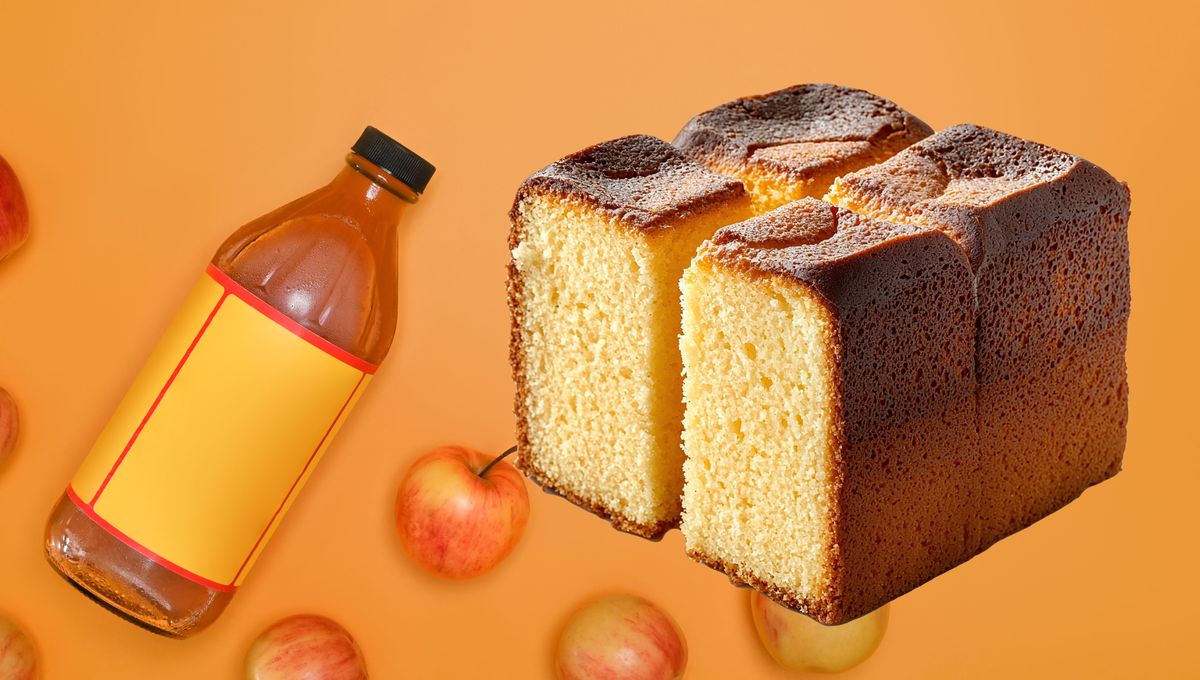 Con una cucharada de vinagre basta para que el bizcochuelo quede aireado y esponjoso. Con una cucharada de vinagre basta para que el bizcochuelo quede aireado y esponjoso. 