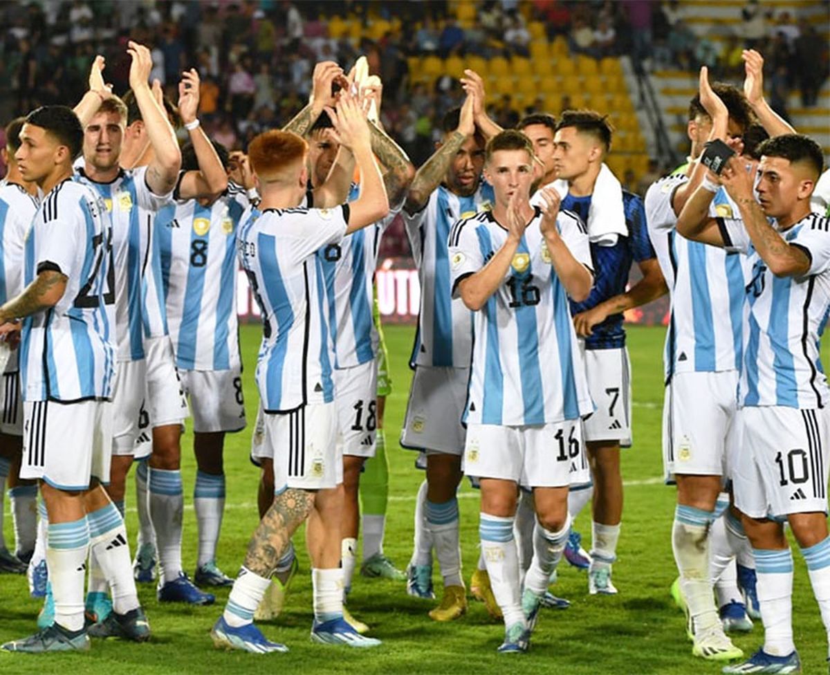 La Selección argentina sub 23. La Selección argentina sub 23.