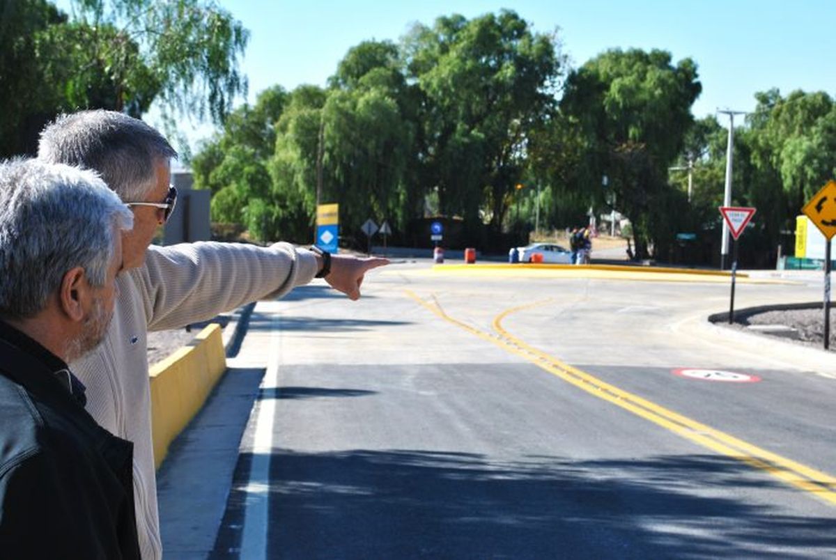 La nueva arteria conecta zonas de El Challao.