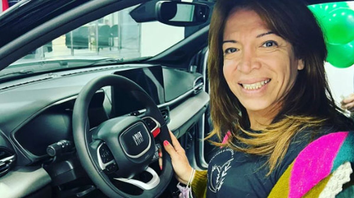 Lizy Tagliani está contenta con su 0km.
