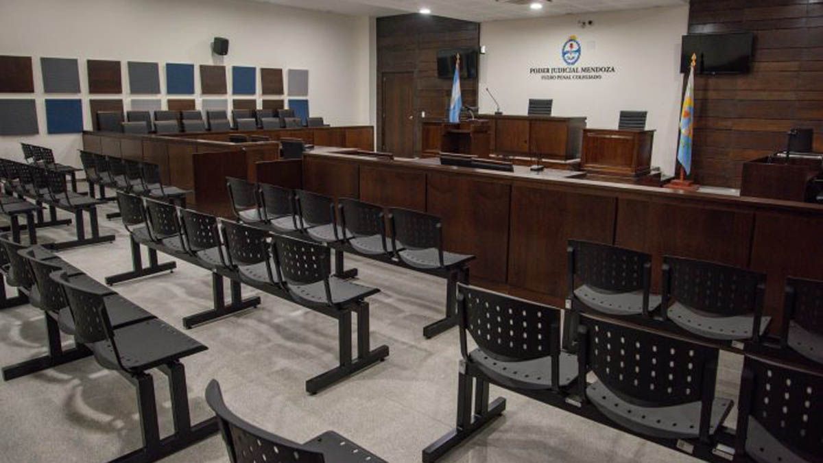 Una de las salas de audiencias del Polo Judicial.