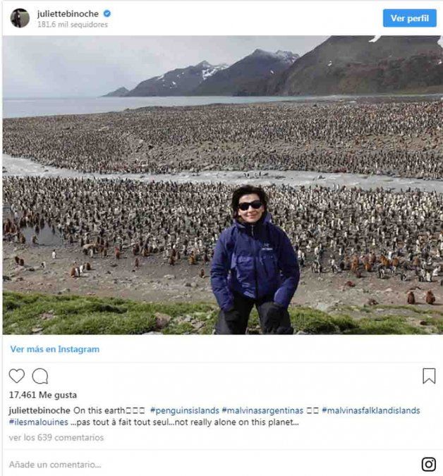El sorpresivo tuit de una ganadora del Oscar sobre las Malvinas