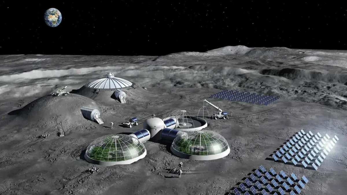 La NASA estudia diferentes diseños de bases para la Luna.