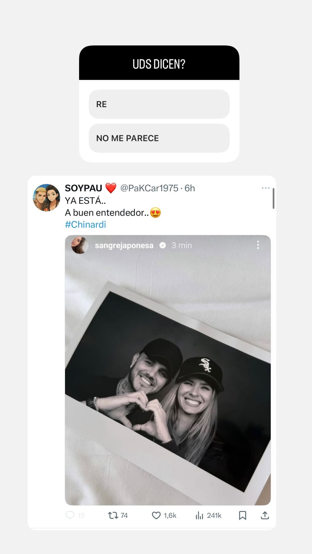 La elocuente foto que confirmaría el embarazo de la China Suárez. La elocuente foto que confirmaría el embarazo de la China Suárez.