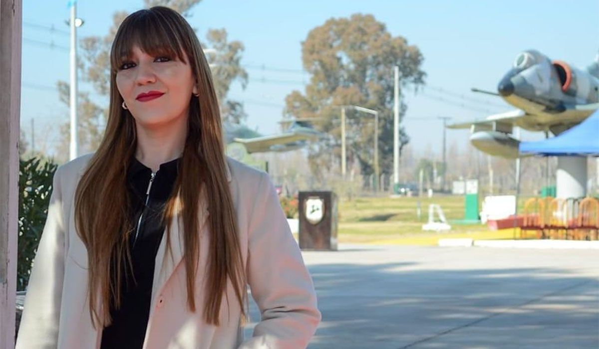 Janina Ortiz, la secretaria de Gobierno de Las Heras y pareja del intendente Daniel Orozco, quien realizó una denuncia por golpes y amenazas. 