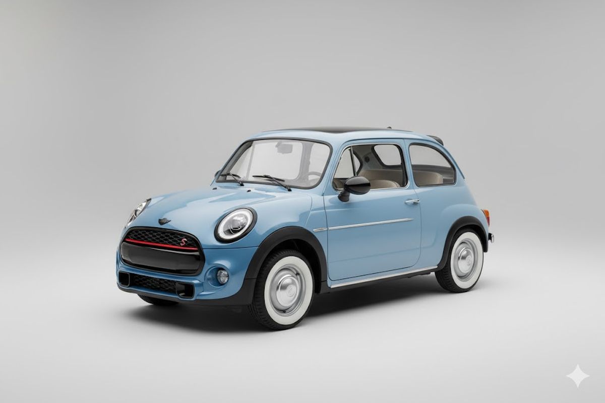 Así sería este particular auto, según la inteligencia artificial. Así sería este particular auto, según la inteligencia artificial.