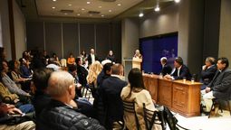 Presentación del clúster de minería y energía, impulsado por la Municipalidad de Guaymallén, en la Legislatura provincial.
