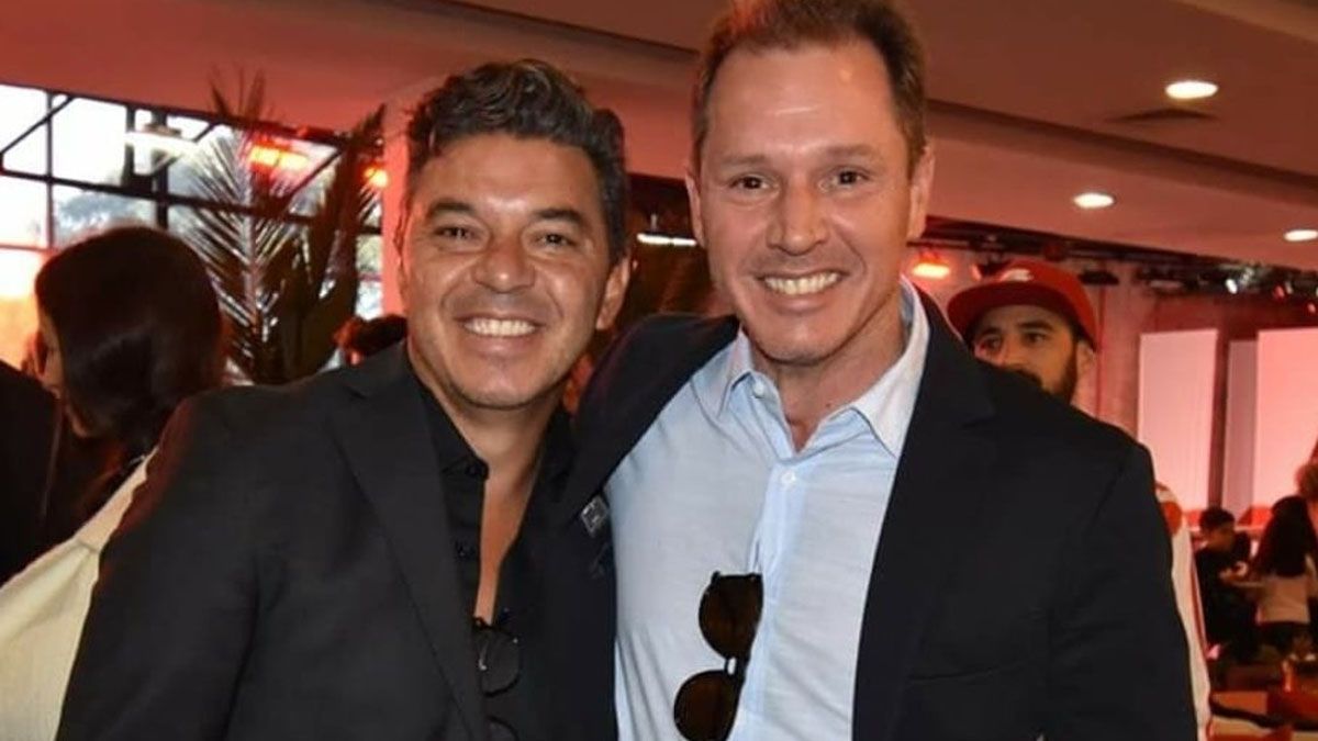Marcelo Gallardo y Jorge Brito.