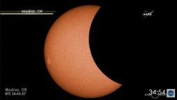 Mirá en vivo: la transmisión del eclipse solar de la NASA