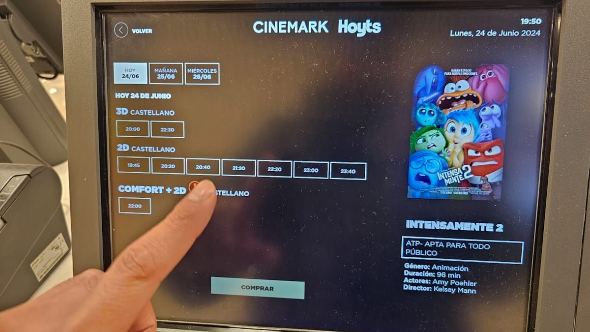 Desde Cinemark Hoyts de Palmares recomiendan comprar las entradas con 5 días de anticipación. Desde Cinemark Hoyts de Palmares recomiendan comprar las entradas con 5 días de anticipación.