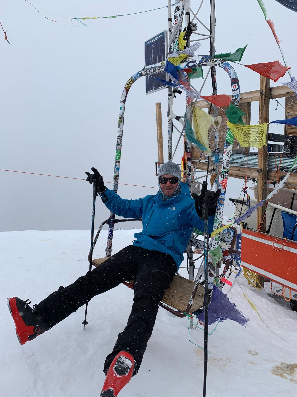 Trabajando en Aspen, Andrés Martínez Giardini se codea con estrellas de Hollywood y gente famosa del jet set internacional.