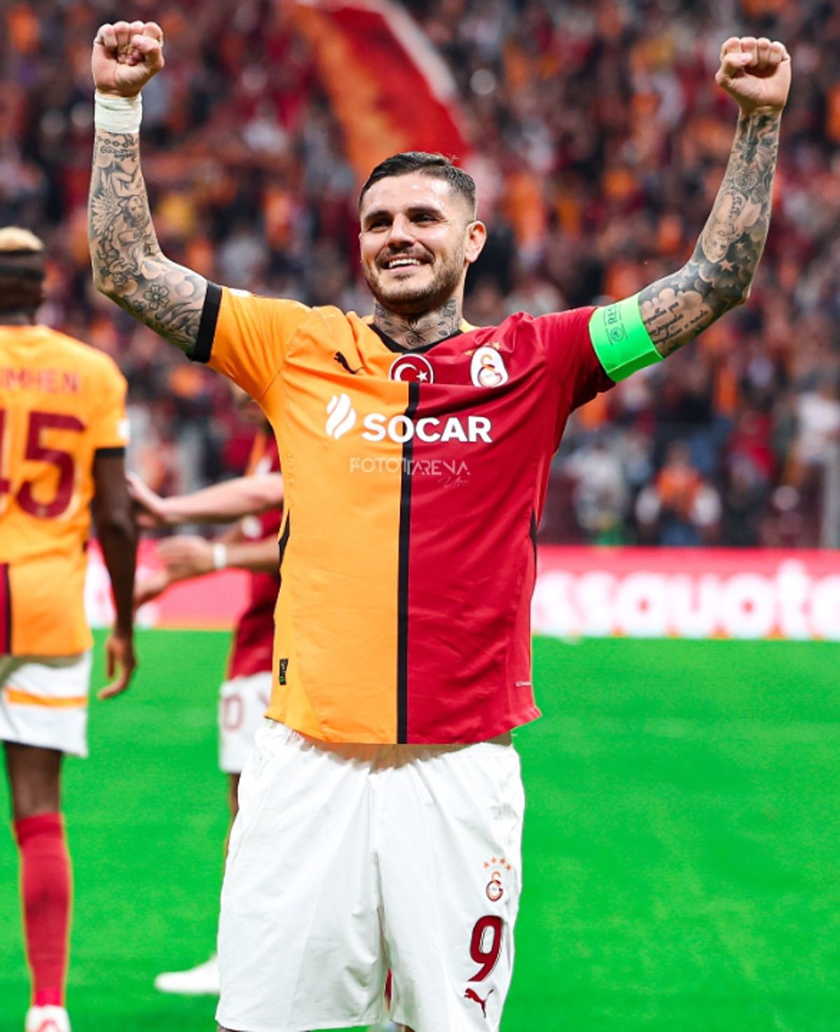 Mauro Icardi abrió el camino de la victoria del Galatasary en la Europa League. Mauro Icardi abrió el camino de la victoria del Galatasary en la Europa League.