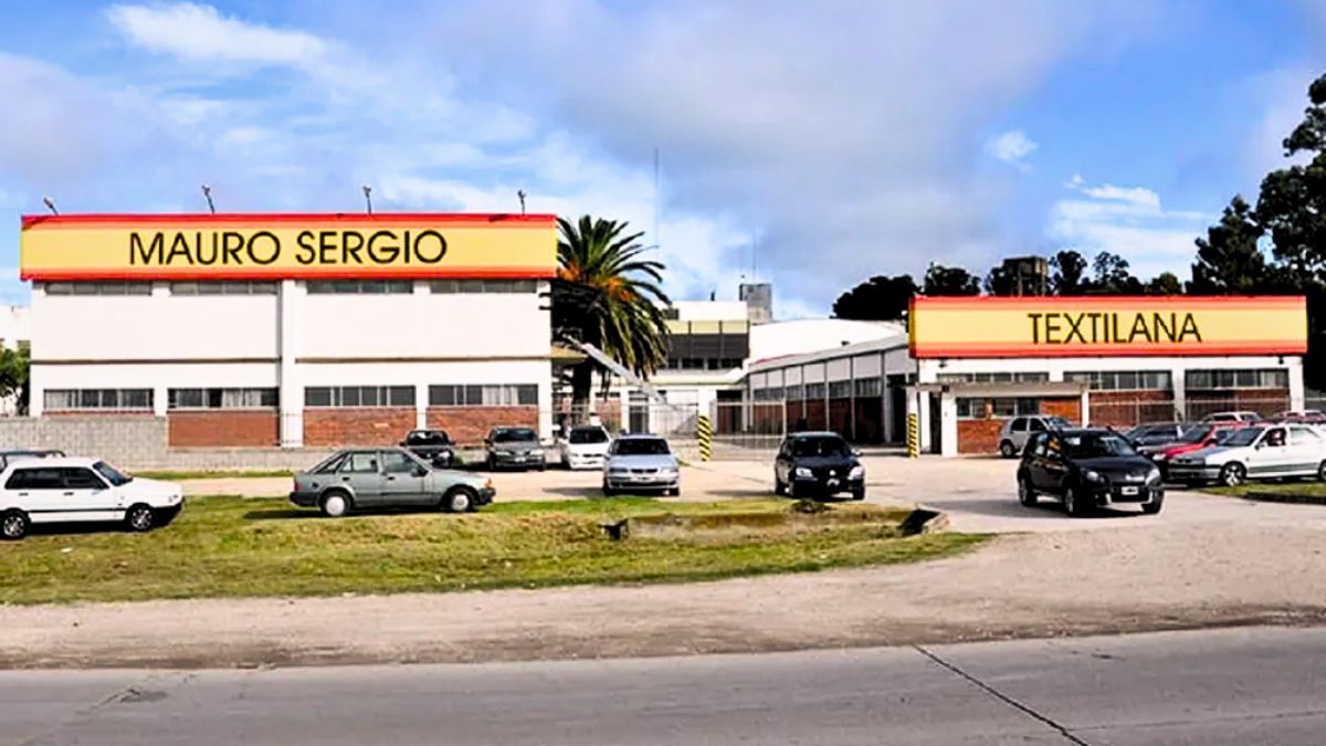 La planta textil de Mauro Sergio en Mar del Plata.