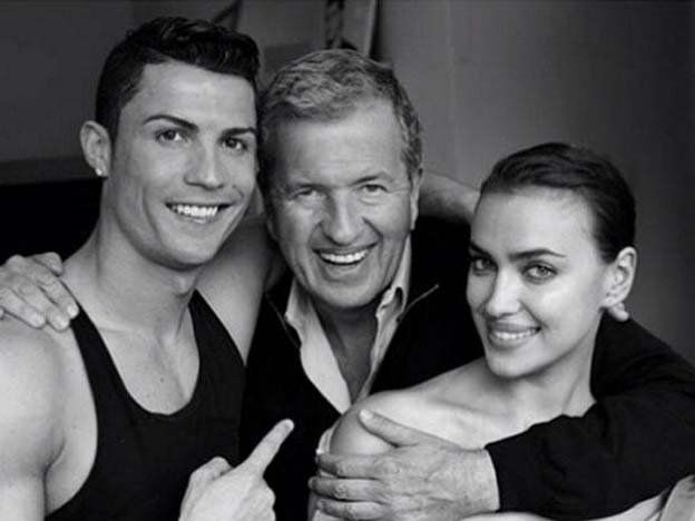Cristiano Ronaldo y su novia Irina posaron para la revista Vogue