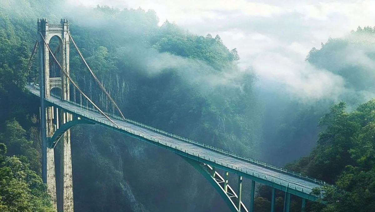 Este puente no solo une dos extremos separados por un abismo, sino que representa la audacia y creatividad de la ingeniería moderna en su máxima expresión. Este puente no solo une dos extremos separados por un abismo, sino que representa la audacia y creatividad de la ingeniería moderna en su máxima expresión.