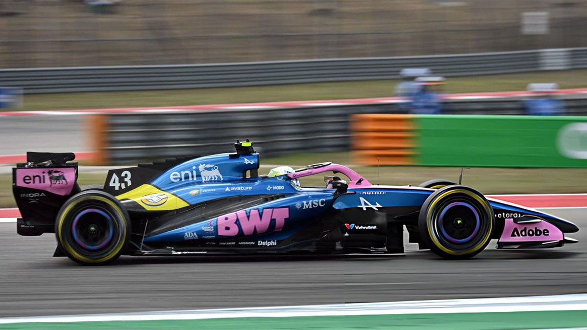 Colapinto ocupó el puesto 15 en la práctica libre 3 del GP de Estados Unidos de Fórmula 1.