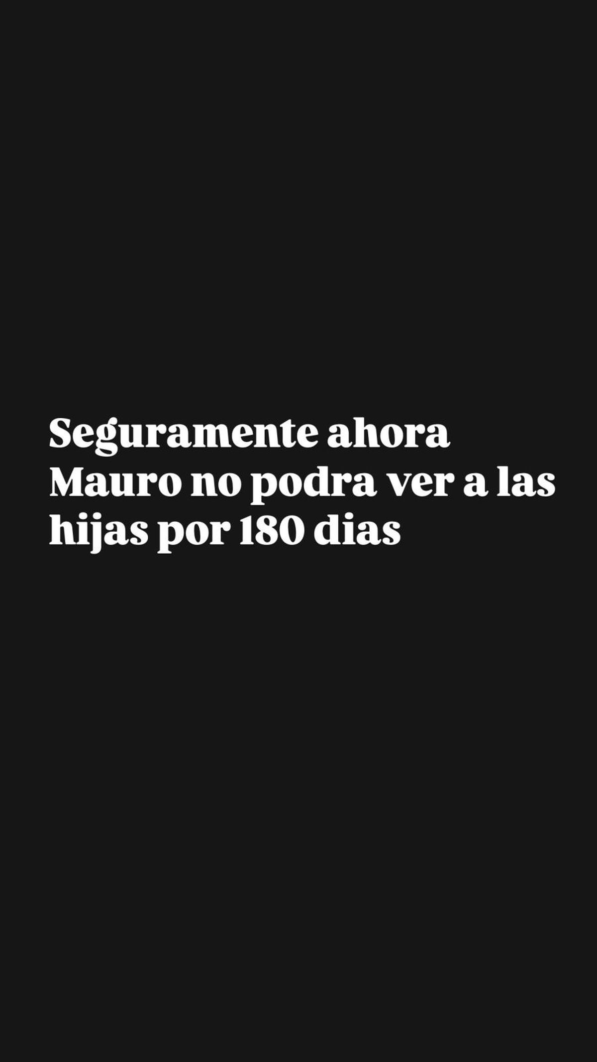 Cuántos días estará Mauro Icardi sin poder ver a sus hijas tras su violento reencuentro. Cuántos días estará Mauro Icardi sin poder ver a sus hijas tras su violento reencuentro.