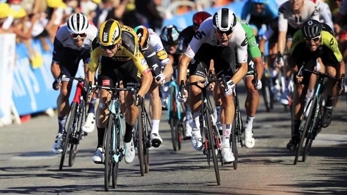 Van Aert esprintó mejor que todos en la 5ª etapa del Tour