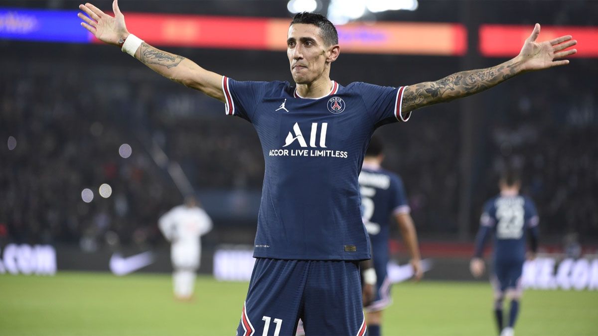 Di María fue gran figura en PSG, que se lo dio vuelta al Lille