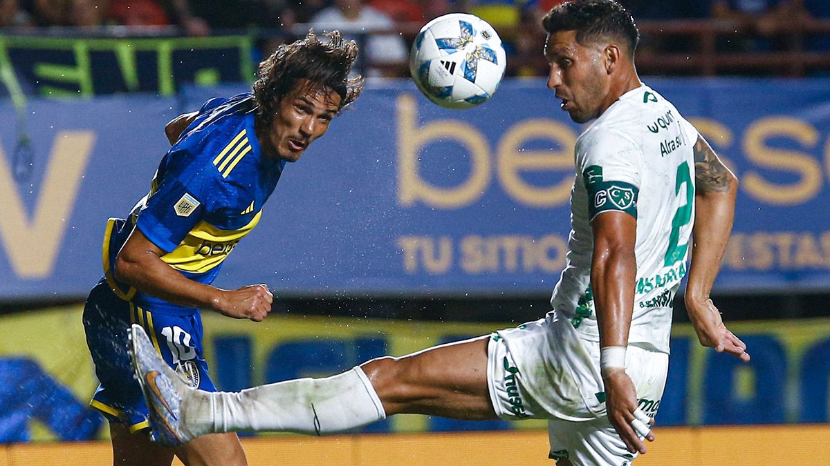 Edinson Cavani anda mal en Boca.