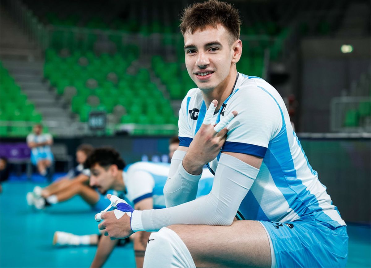 El mendocino Agustín Loser se convirtió en figura en Argentina ante Egipto, con 19 puntos.