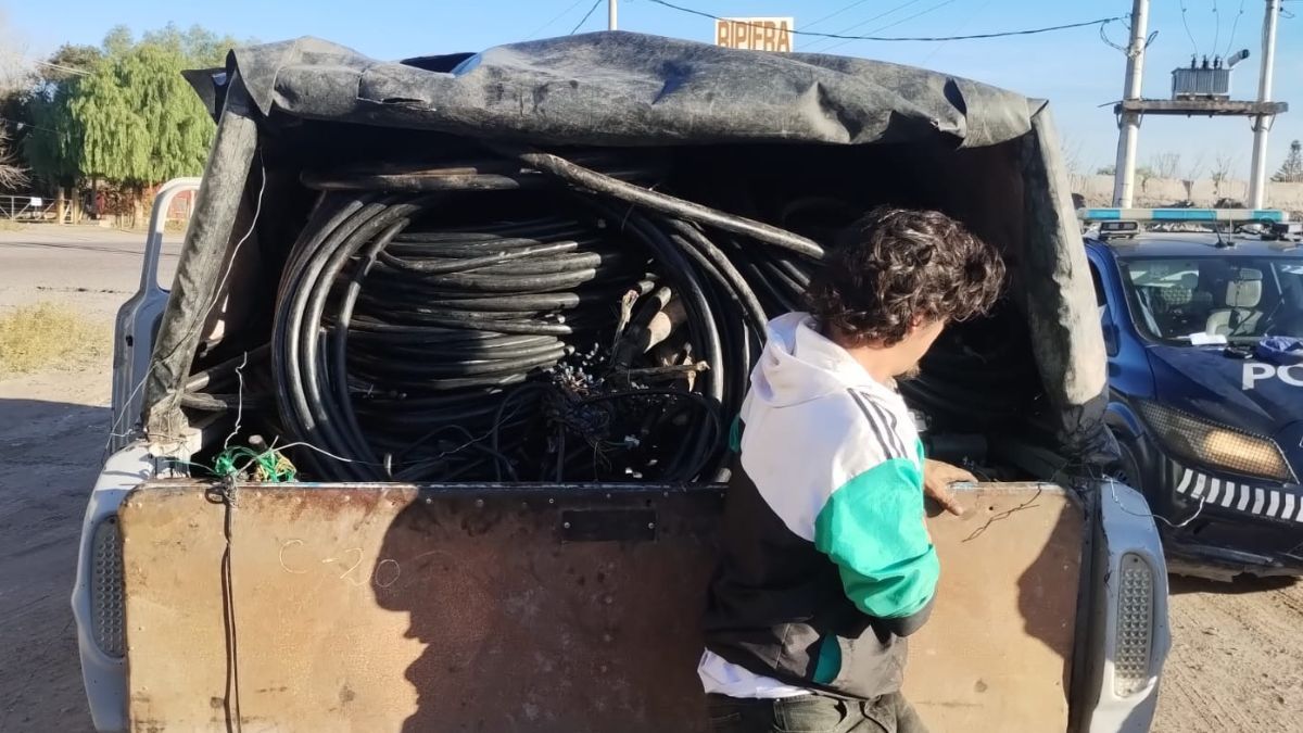 El cableado que encontró la Policía esta valuado en $9 millones.