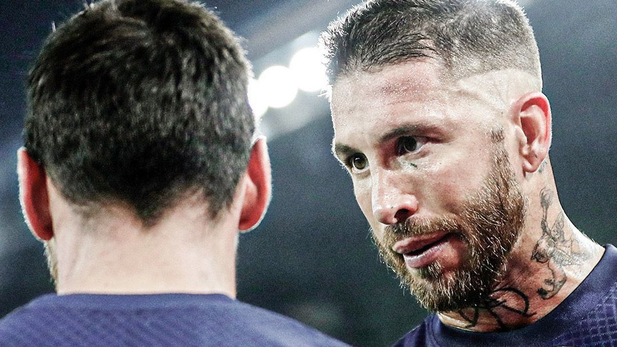 Sergio Ramos alabó a Lionel Messi, su compañero del PSG.