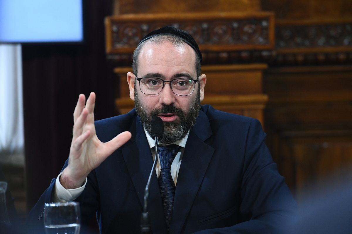 El rabino y candidato a embajador argentino en Israel, Axel Wahnish. El rabino y candidato a embajador argentino en Israel, Axel Wahnish.