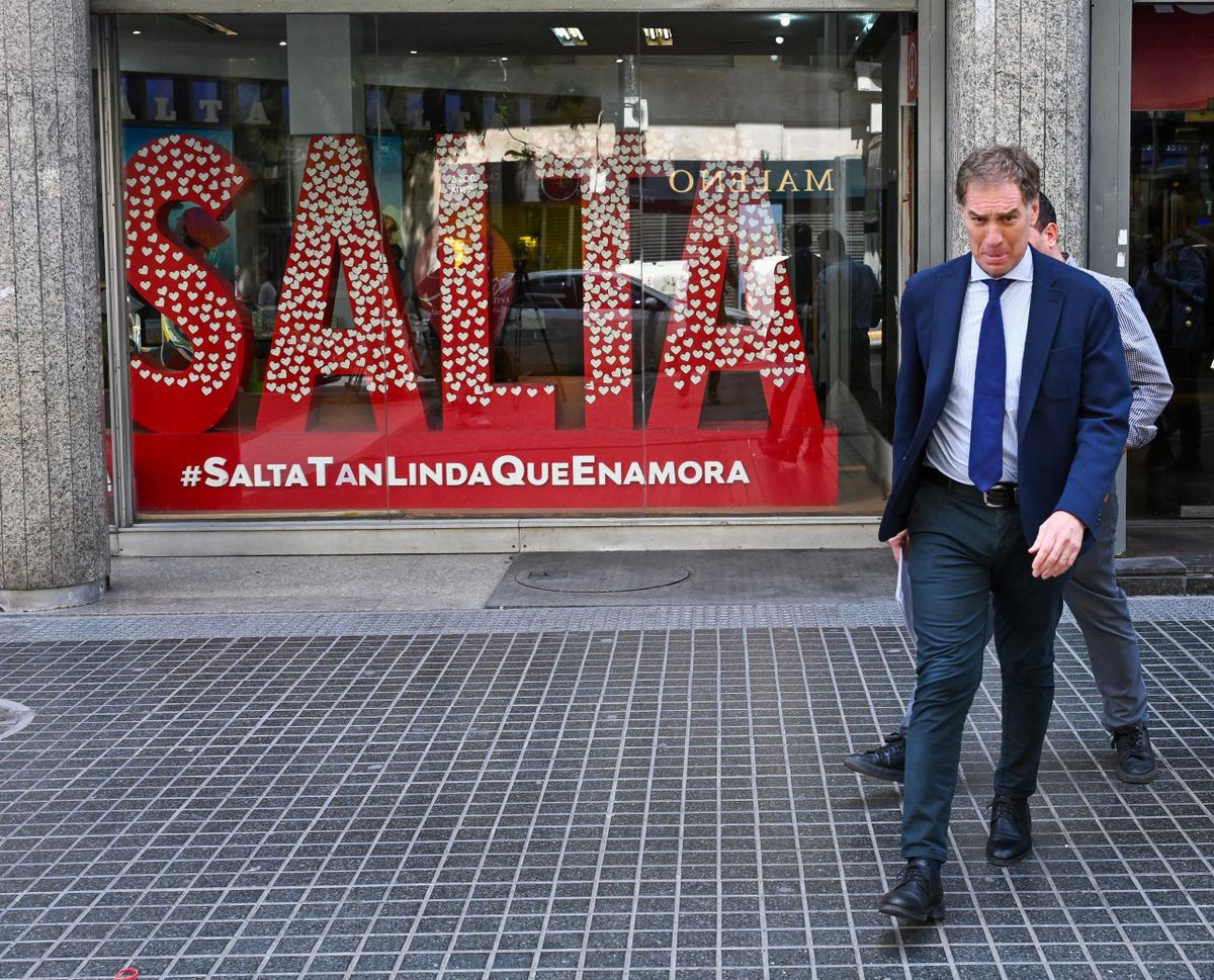 Diego Santilli a la salida de la reunión con gobernadores. Diego Santilli a la salida de la reunión con gobernadores.