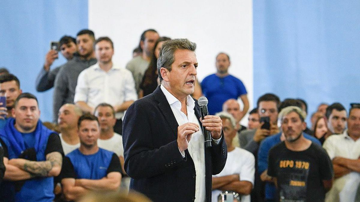 Sergio Massa afirmó que si ganas las elecciones hará un gran pacto federal.