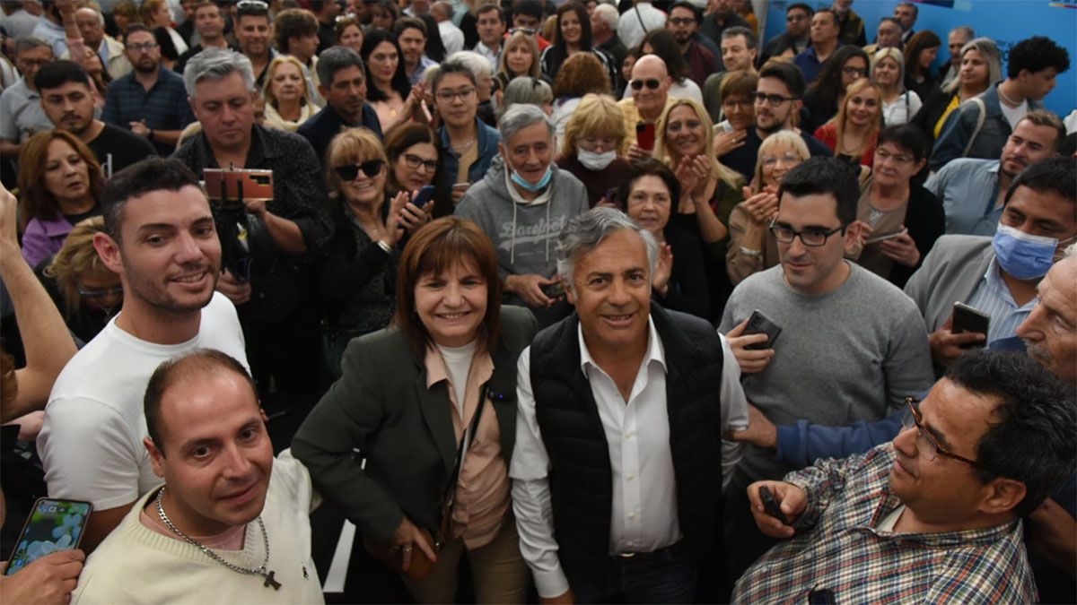 Patricia Bullrich y Alfredo Cornejo, otra vez juntos, en esta oportunidad en San Juan.