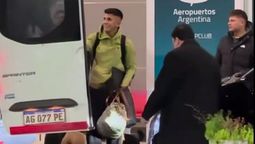 Thiago Almada llegó al país para sumarse a River.