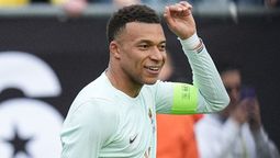 Mbappé brilló ante Brasil.