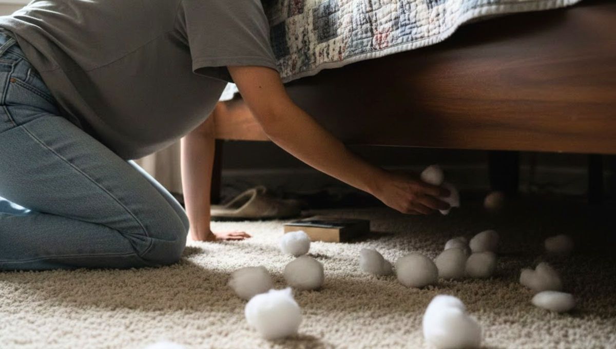 Colocar bolas de algodón debajo de la cama: por qué recomiendan hacerlo y para qué sirve